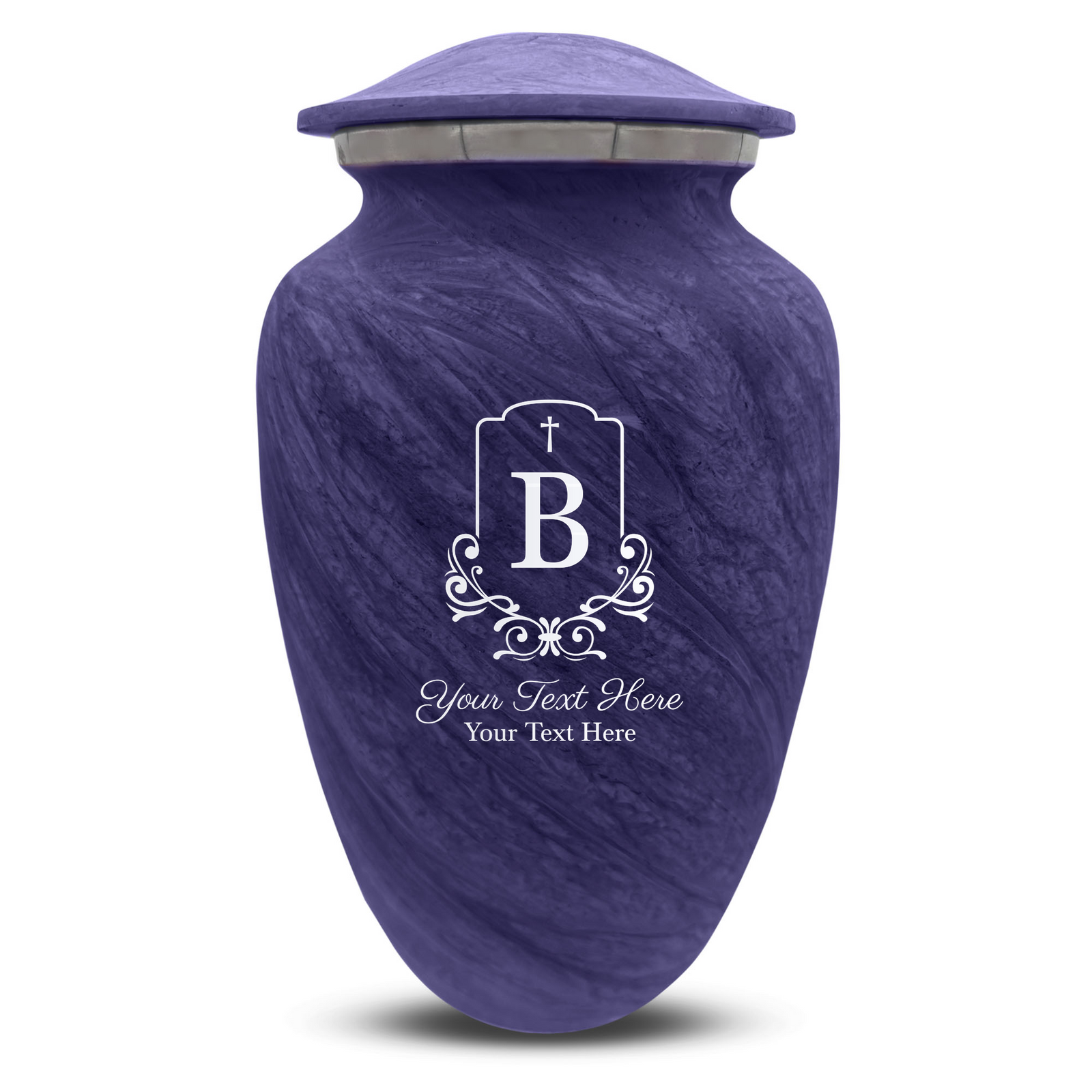 Custom Human Urns - Soft Whisper Collection - Headstone Shape Design - Distressed Finish - 200 Cubic Inch