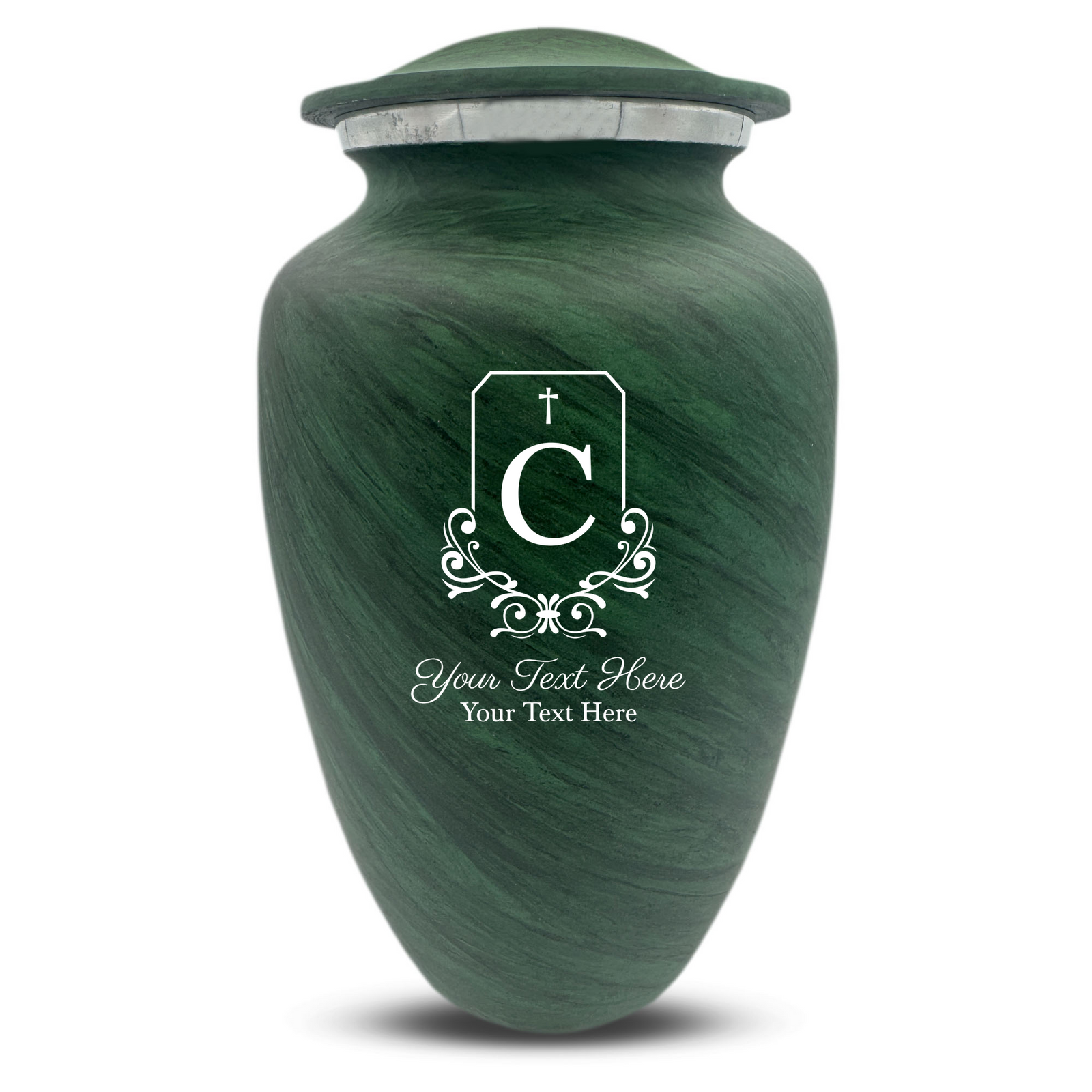 Custom Human Urns - Soft Whisper Collection - Headstone Shape Design - Distressed Finish - 200 Cubic Inch