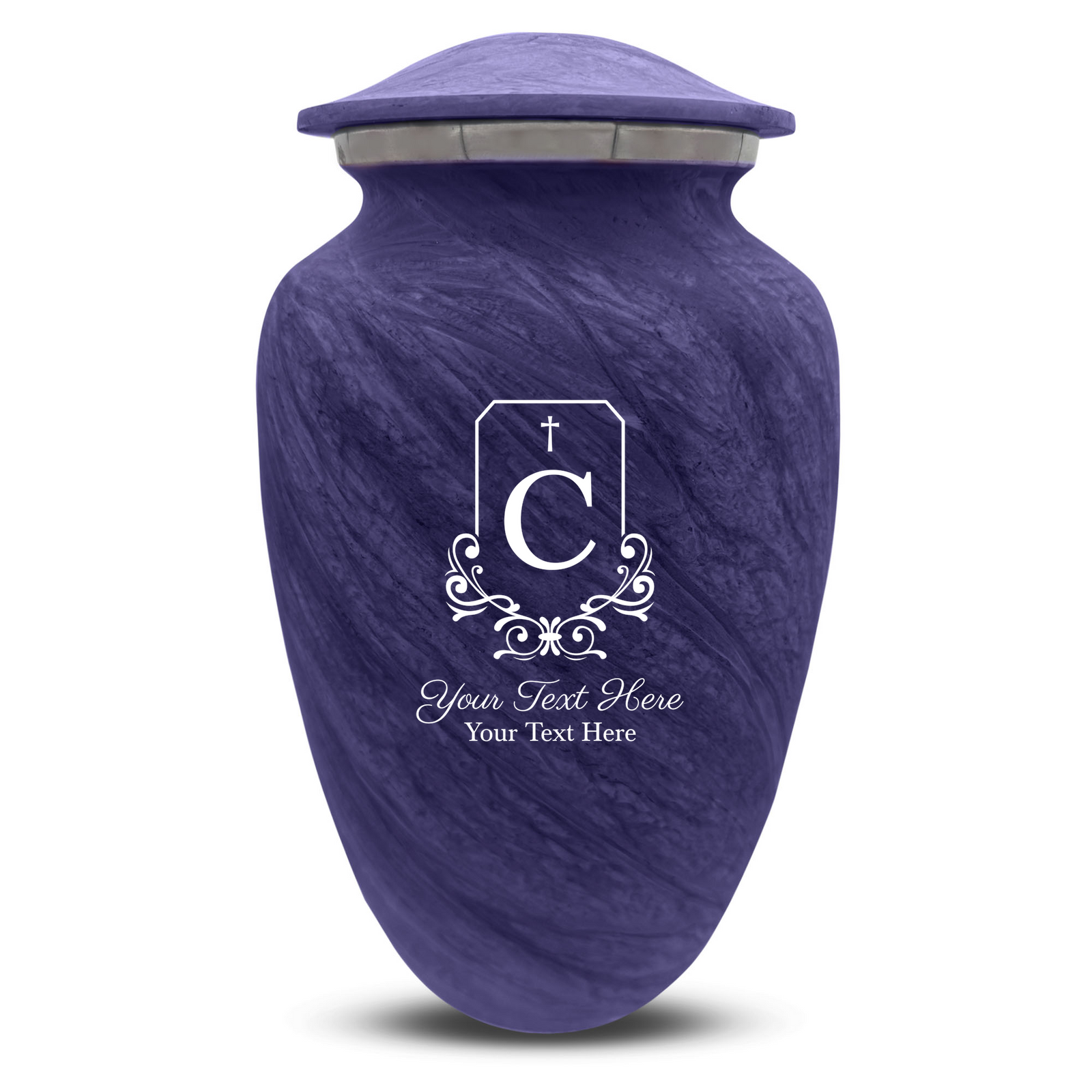 Custom Human Urns - Soft Whisper Collection - Headstone Shape Design - Distressed Finish - 200 Cubic Inch