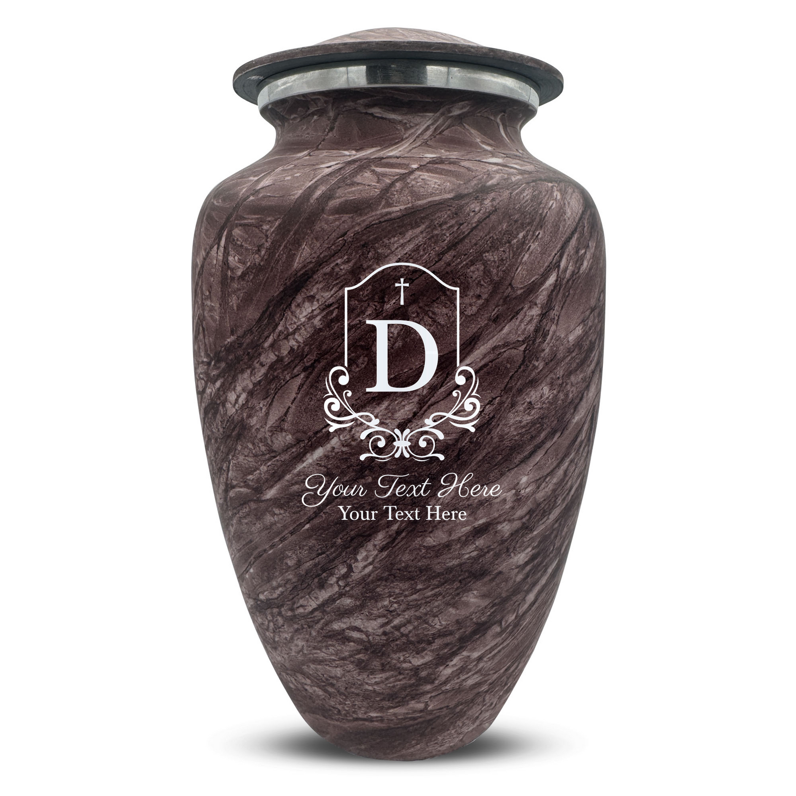 Custom Human Urns - Soft Whisper Collection - Headstone Shape Design - Distressed Finish - 200 Cubic Inch
