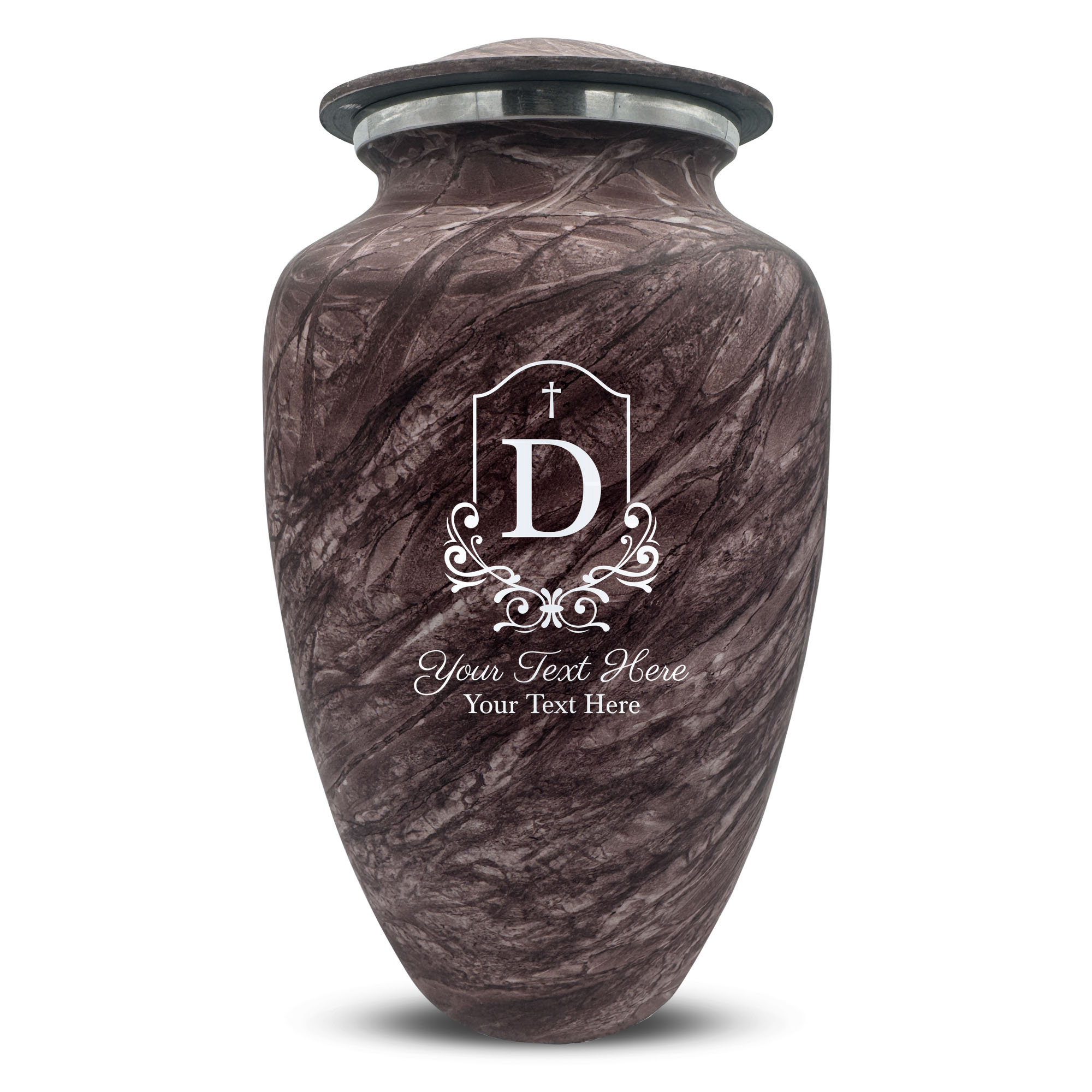 Custom Human Urns - Soft Whisper Collection - Headstone Shape Design - Distressed Finish - 200 Cubic Inch