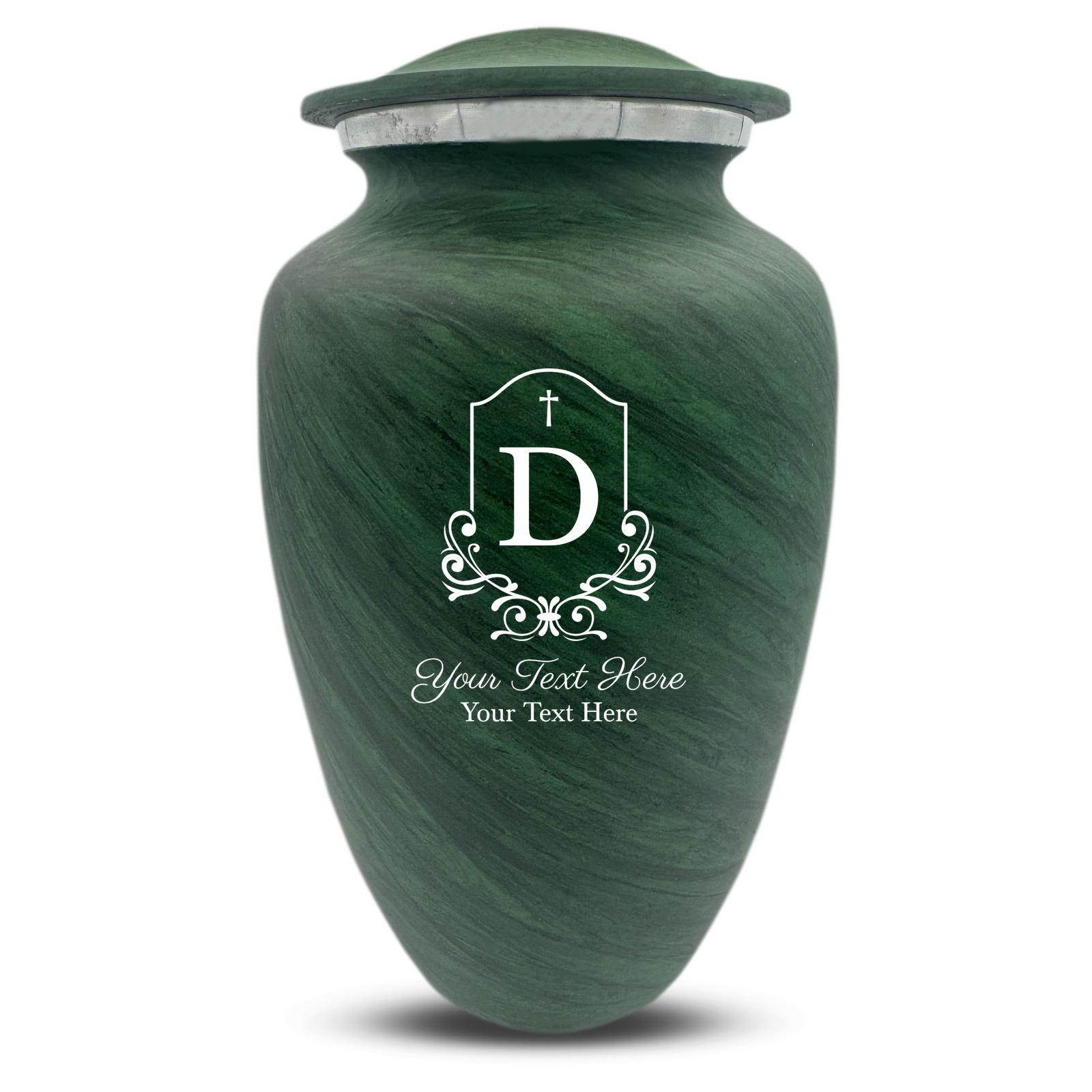 Custom Human Urns - Soft Whisper Collection - Headstone Shape Design - Distressed Finish - 200 Cubic Inch
