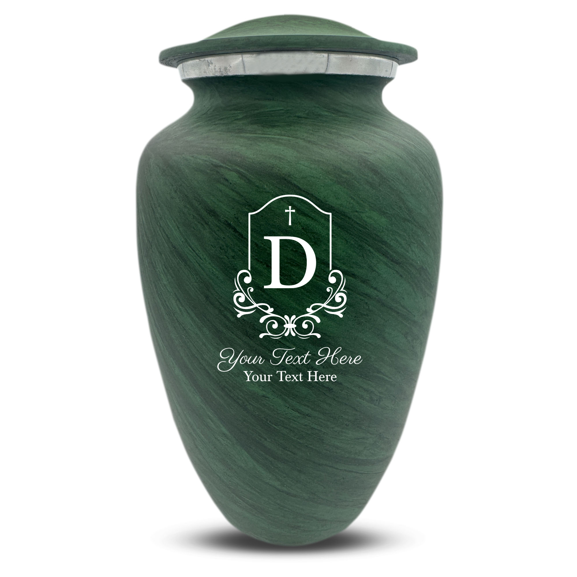 Custom Human Urns - Soft Whisper Collection - Headstone Shape Design - Distressed Finish - 200 Cubic Inch