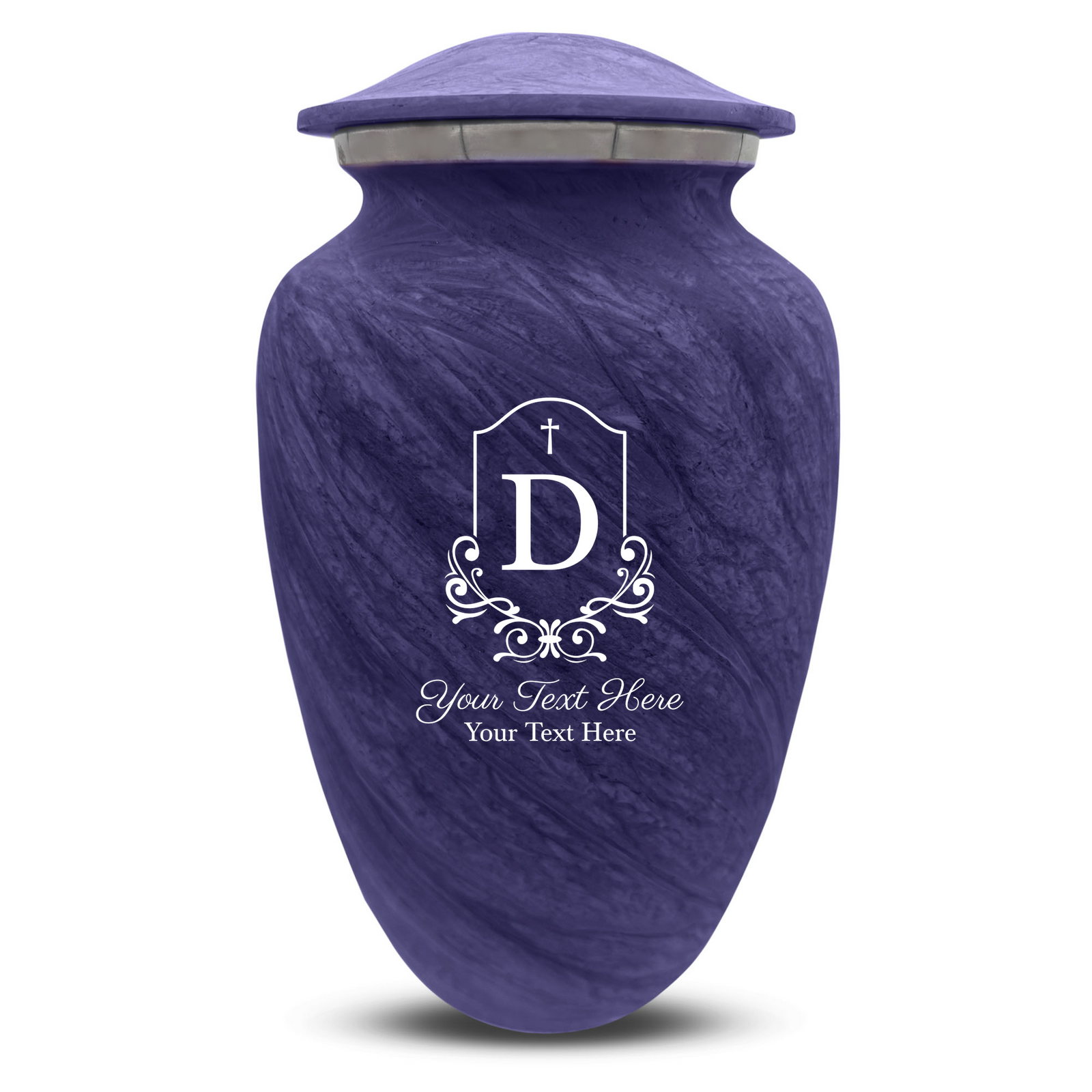 Custom Human Urns - Soft Whisper Collection - Headstone Shape Design - Distressed Finish - 200 Cubic Inch