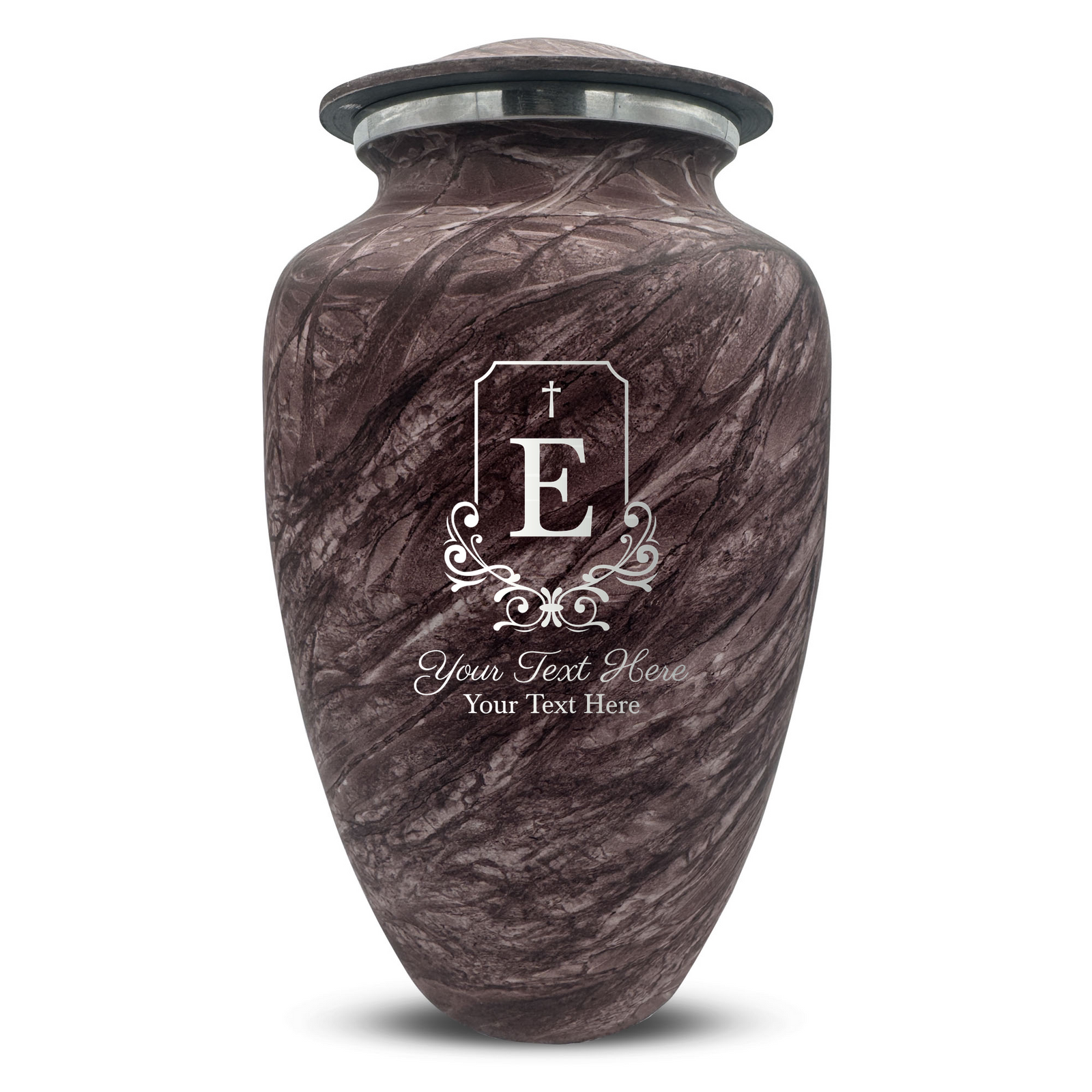Custom Human Urns - Soft Whisper Collection - Headstone Shape Design - Distressed Finish - 200 Cubic Inch