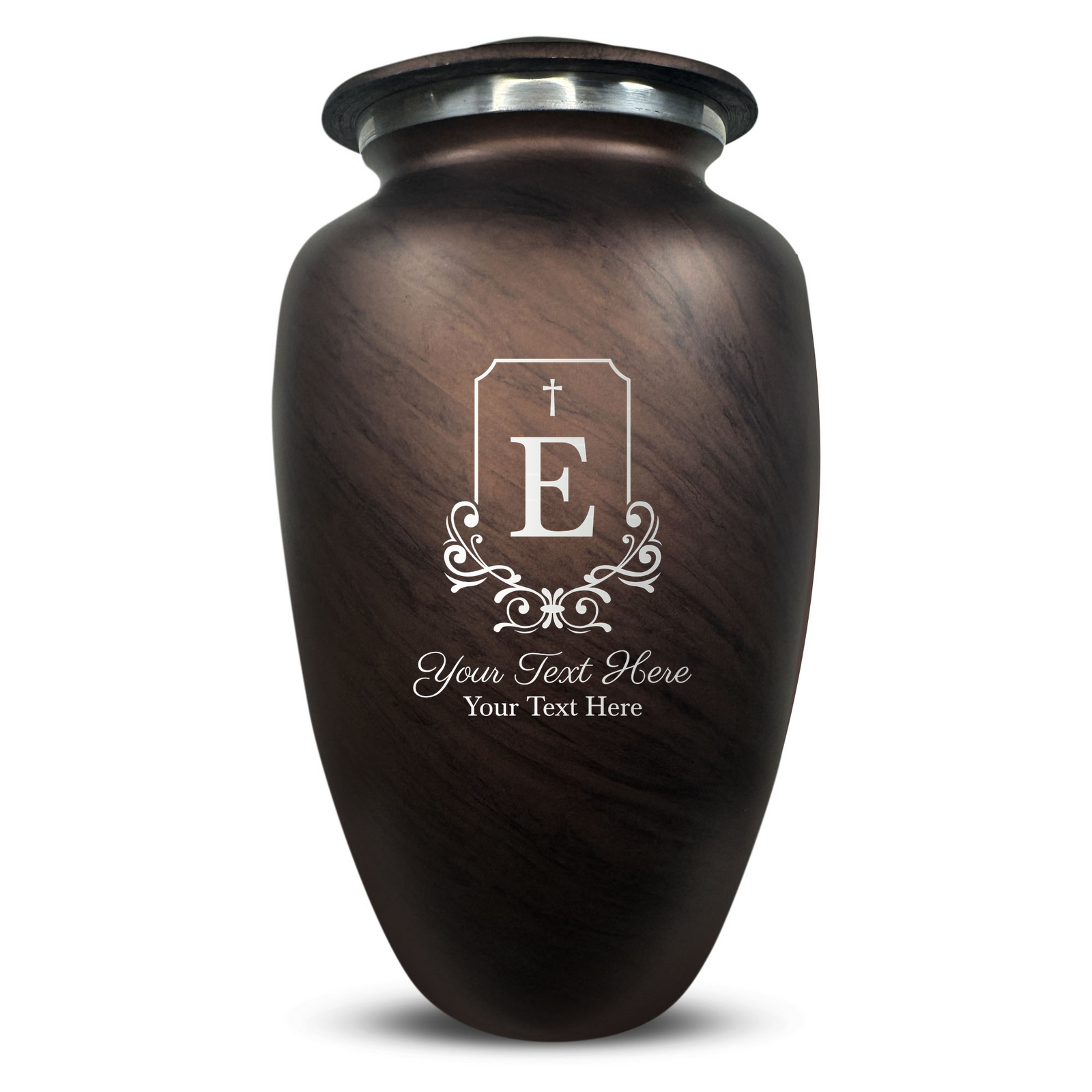 Custom Human Urns - Soft Whisper Collection - Headstone Shape Design - Distressed Finish - 200 Cubic Inch
