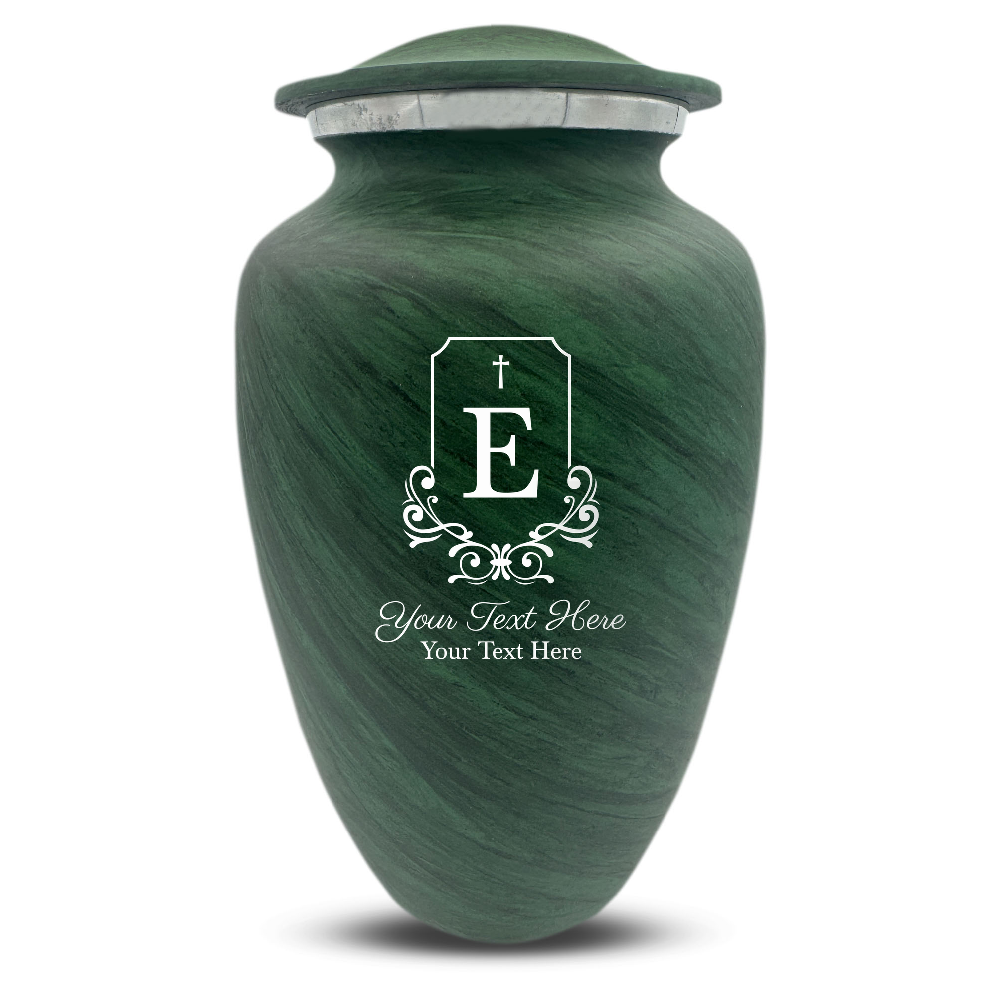 Custom Human Urns - Soft Whisper Collection - Headstone Shape Design - Distressed Finish - 200 Cubic Inch