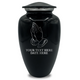 Splendor Human Cremation Urn – 200 Cubic Inch Capacity – Metal | Praying Hands