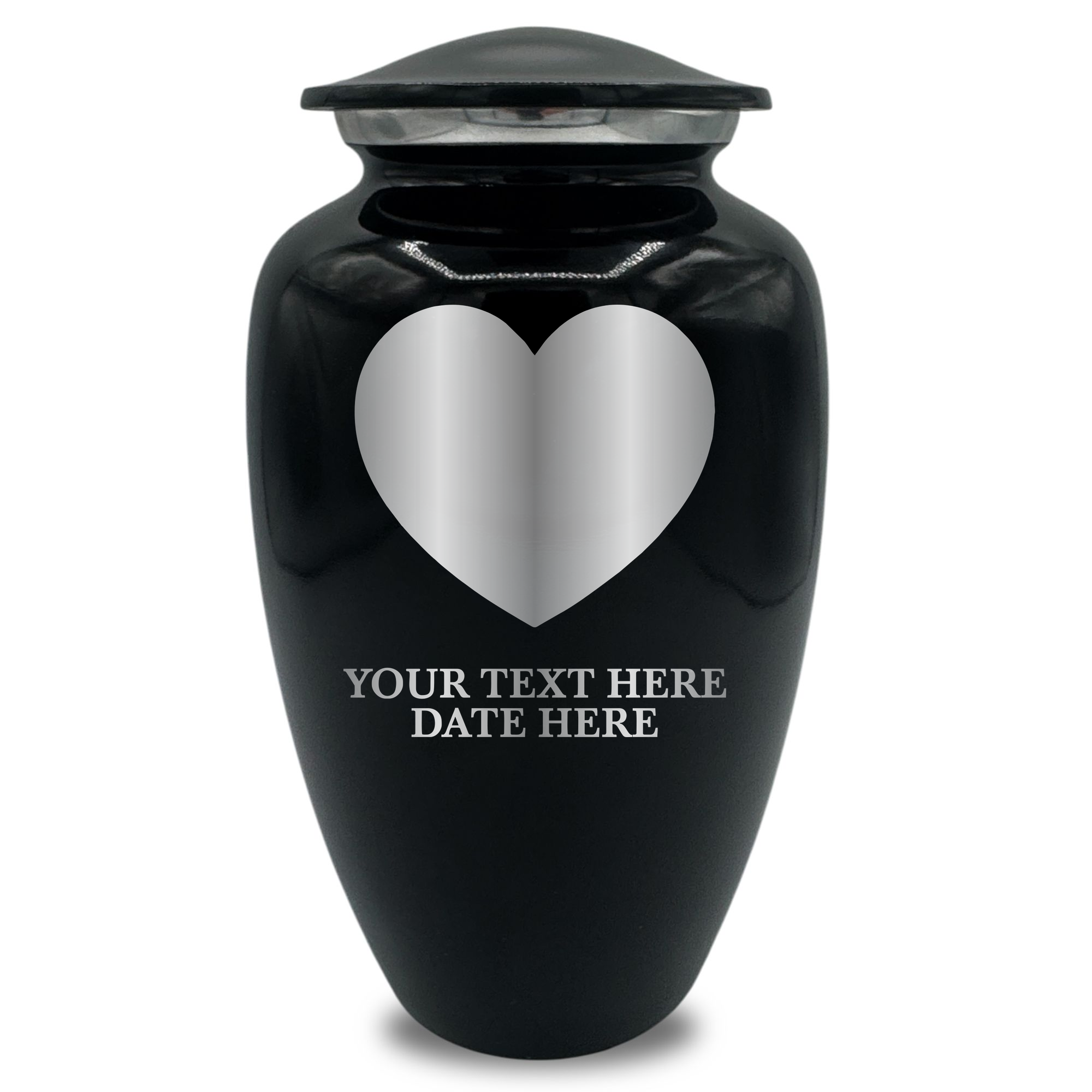 Splendor Human Cremation Urn – 200 Cubic Inch Capacity – Metal | Traditional Memorial