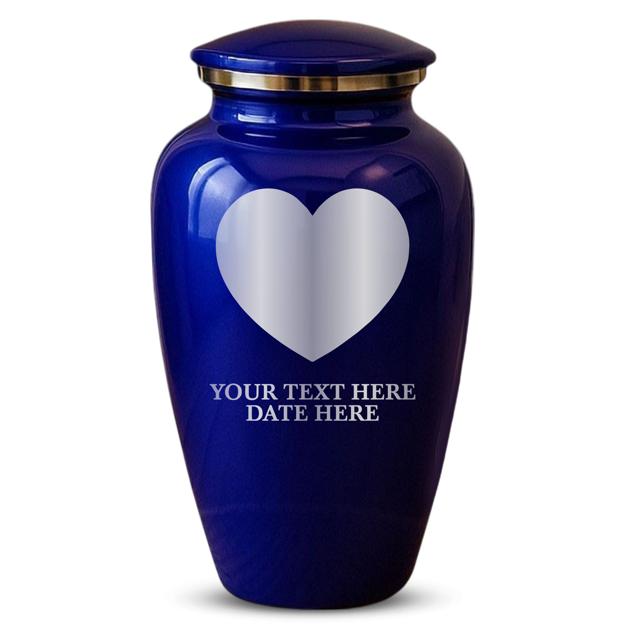 Splendor Human Cremation Urn – 200 Cubic Inch Capacity – Metal | Traditional Memorial