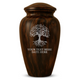 Human Cremation Urn - 200 Cubic Inch - Ingrained Wood Style Finish | Tree of Life