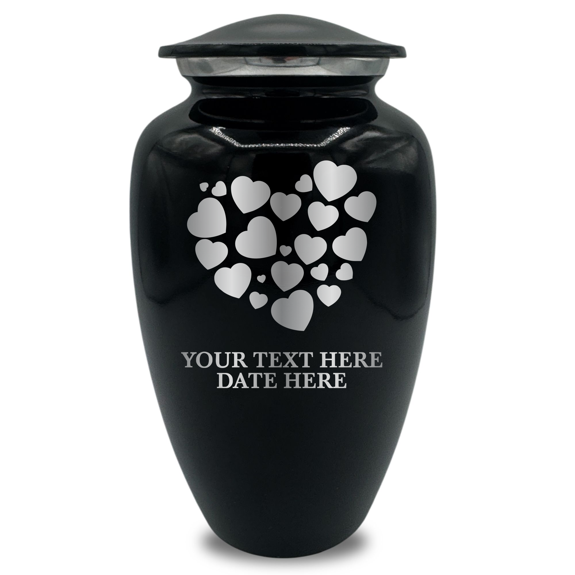 Splendor Human Cremation Urn – 200 Cubic Inch Capacity – Metal | Traditional Memorial