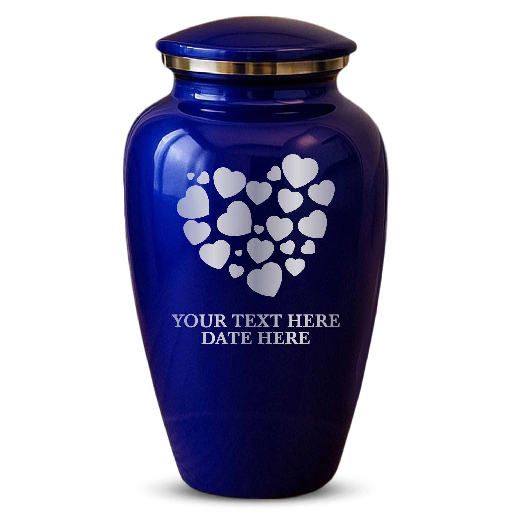 Splendor Human Cremation Urn – 200 Cubic Inch Capacity – Metal | Traditional Memorial