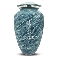 Blue / Memorial Floral 1