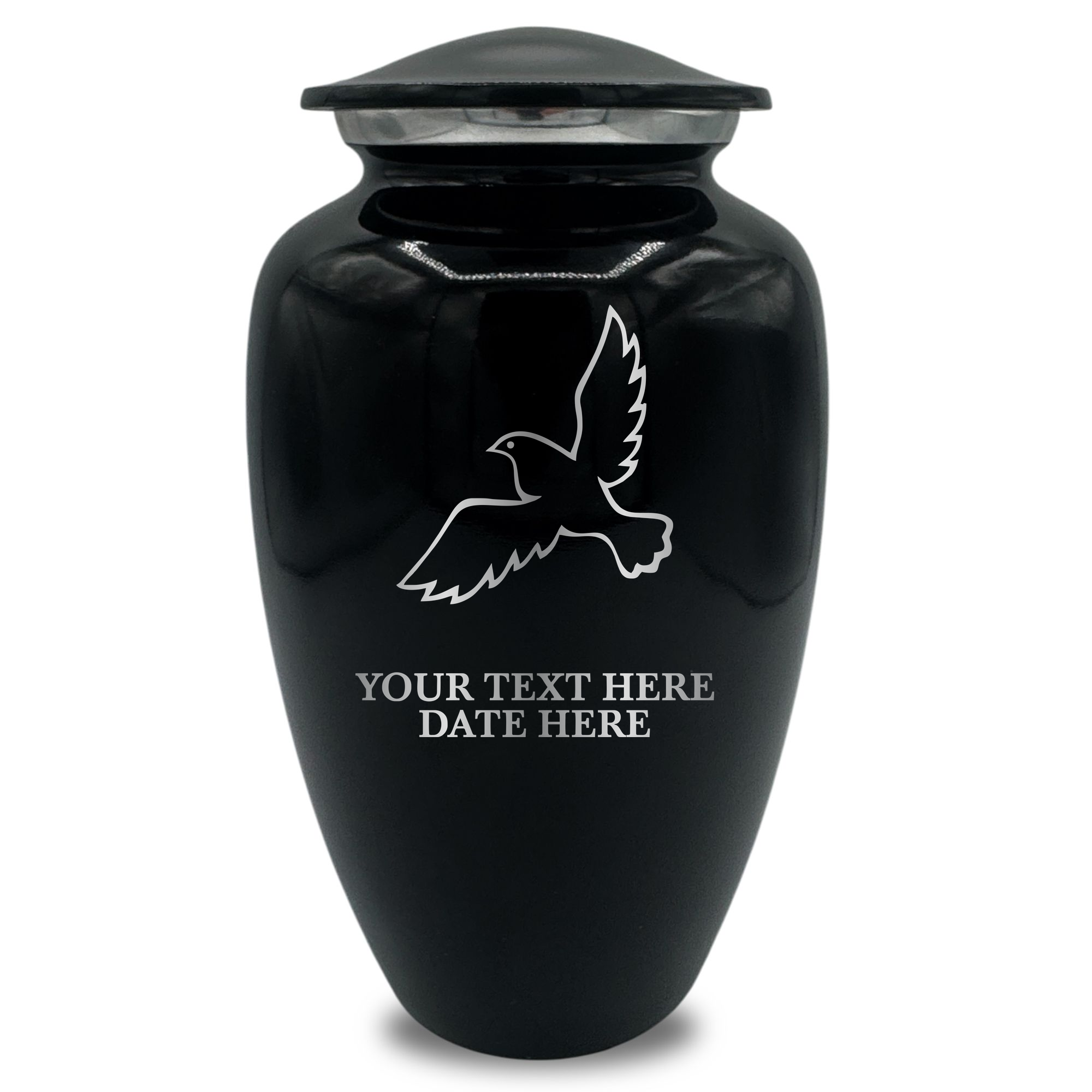 Splendor Human Cremation Urn - 200 Cubic Inch Capacity - Metal | Dove Memorial