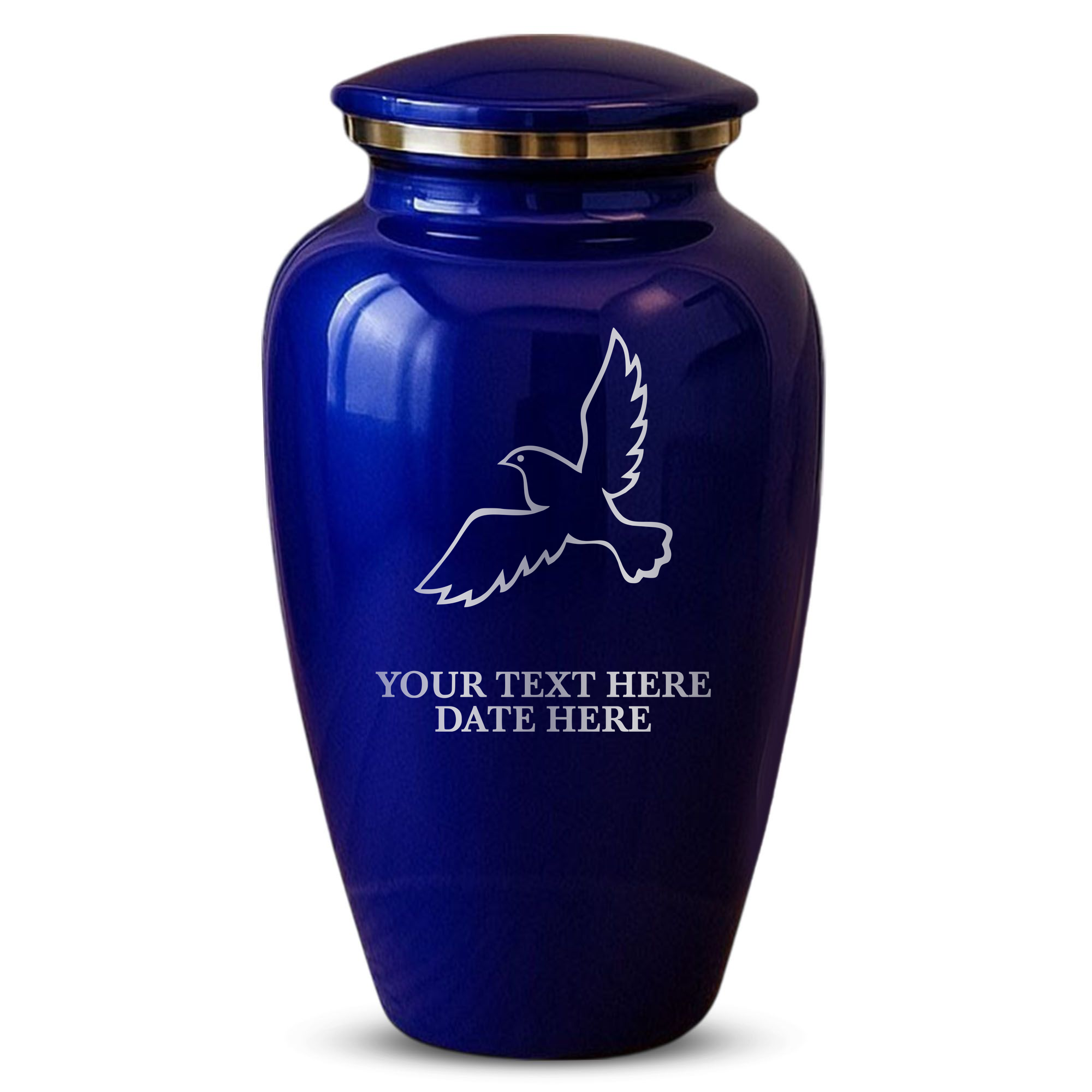 Splendor Human Cremation Urn - 200 Cubic Inch Capacity - Metal | Dove Memorial