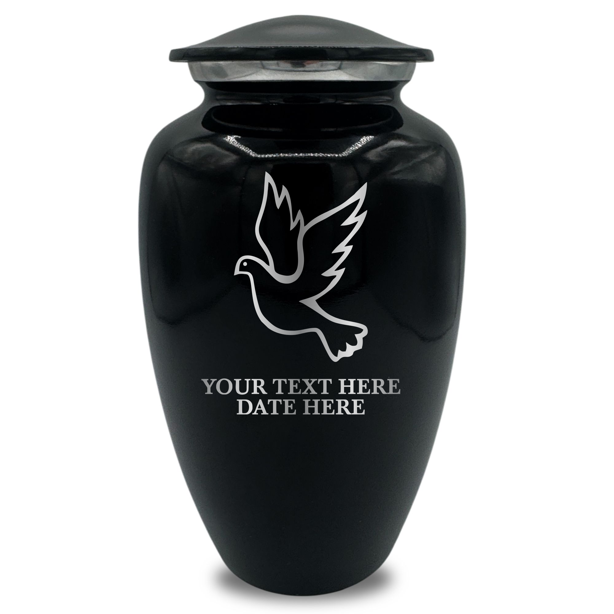 Splendor Human Cremation Urn - 200 Cubic Inch Capacity - Metal | Dove Memorial