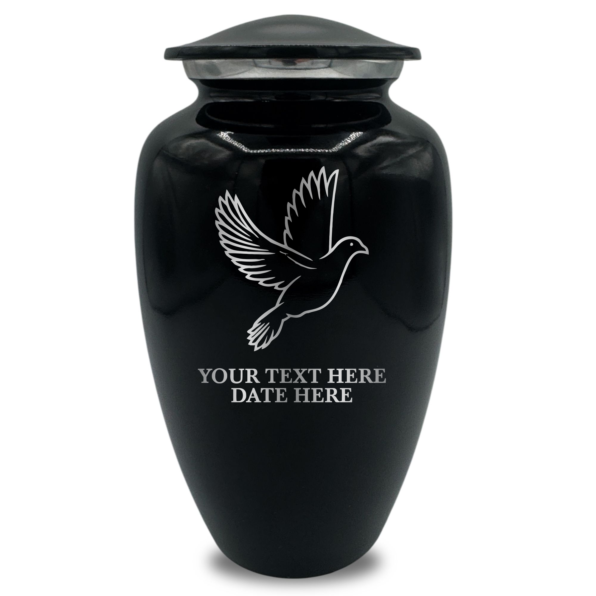 Splendor Human Cremation Urn - 200 Cubic Inch Capacity - Metal | Dove Memorial
