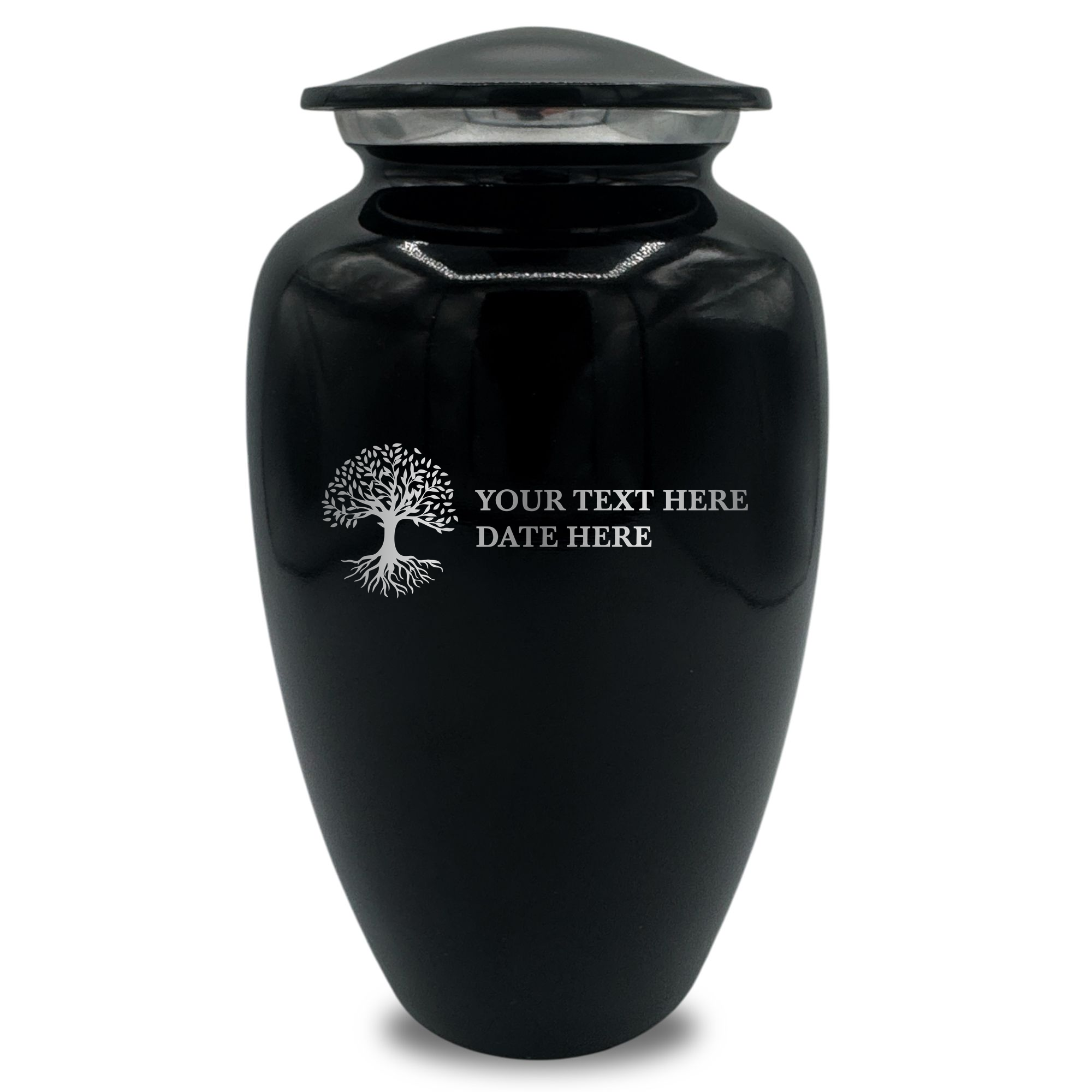 Splendor Human Cremation Urn – 200 Cubic Inch Capacity – Metal | Tree of Life