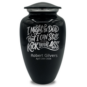 Splendor Human Cremation Urn - 200 Cubic Inch Capacity - Metal | Dark Humor