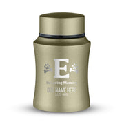 Custom Small Pet Urn for Small Dogs - Laser Engraved - Fit up to 10lbs - Powder Coated Stainless Steel Urn