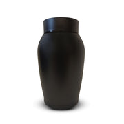 Personalized Custom Small Urn Engraved with Pet Name, Date, and Rabbit Design - 5.2" Black Powder Coated Steel Cremation Urn for Rabbit Memorial Ashes | 12-16 lb Capacity, Rabbit Face