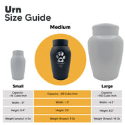 Medium Custom Dog Urn – 50 Cubic Inch – Stainless Steel | Human Bestfriend Design