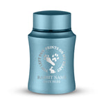 Small Pet Cremation Urn Powder Coated Stainless Steel 10 lb Capacity | Rabbit Design