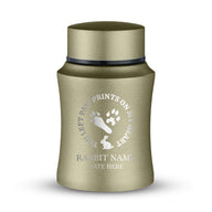 Washed Gold / Rabbit Paw Print