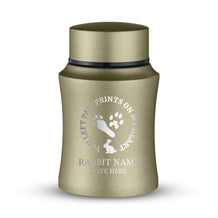 Washed Gold / Rabbit Paw Print