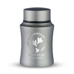 Custom Small Pet Urn for Brids - Laser Engraved - Fit up to 10lbs - Powder Coated Stainless Steel Urn