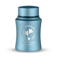 Powder Blue / Bird Foot Print