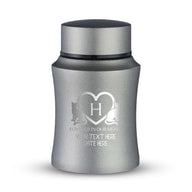 Gray / Typography + Heart Border