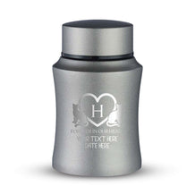 Gray / Typography + Heart Border