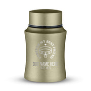Custom Small Pet Urn for Small Dogs - Laser Engraved - Fit up to 10lbs - Powder Coated Stainless Steel Urn