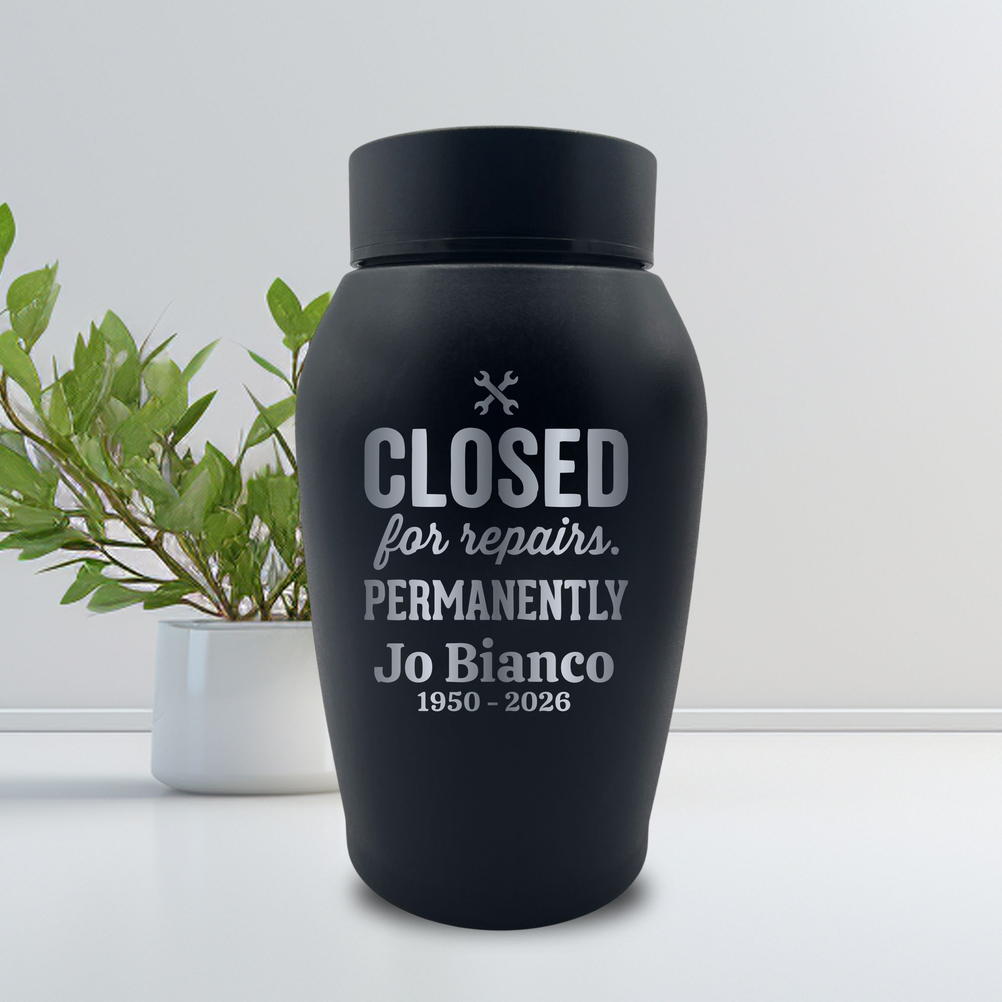 Small Human Cremation Urn for Ashes | Sharing Urn, 50 Cubic Inch | Car Mechanic Collection 3