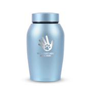 Custom Pet Urn for Dogs - Laser Engraved Stainless Steel Urn - Up to 50lbs of Ashes