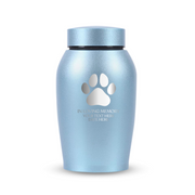 Custom Pet Urn for Dogs - Laser Engraved Stainless Steel Urn - Up to 50lbs of Ashes