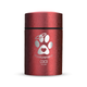 Custom Compact Mini Keepsake Dog Urn - Stainless Steel - Textured Finish - 8 Cubic Inch | Classic Paw