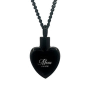 Cremation Urn Spade Necklace – Stainless Steel Keepsake Jewelry for Ashes | Custom Engraved