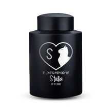 Cat silhouette inside Heart Shape