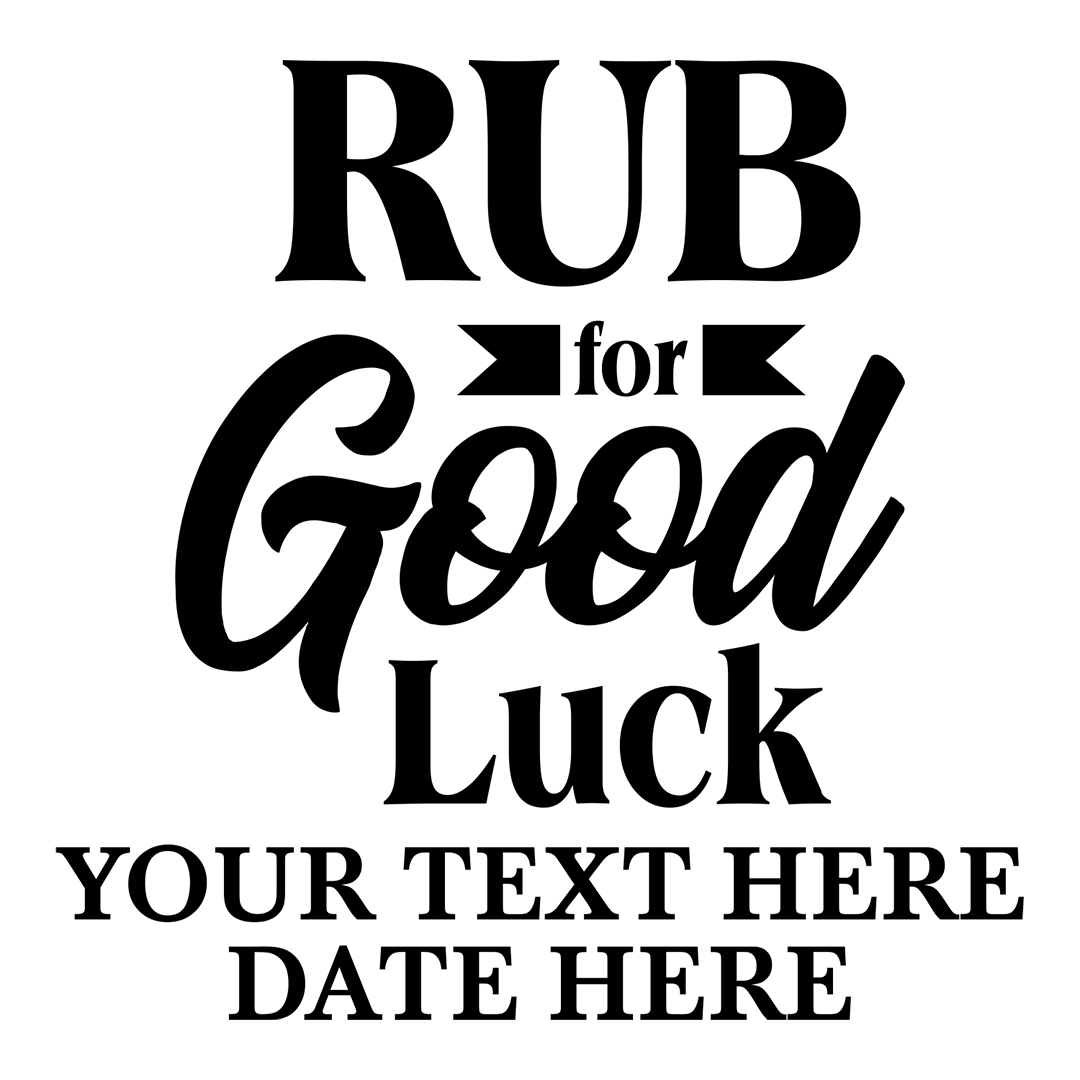 Rub For Good Luck